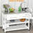 Kitchen Storage Trolley, Stainless Steel Top And Rustic Look, Gray, 3 Shelving With Drawers Cart, Countertop Decor, For Space Saving