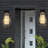 2 Pack Outdoor Waterproof Transparent Led Crystal Wall Lamp Supports Multiple Types Of Light Bulbs (no Bulds Included)