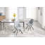 Ensemble de 2 chaises de salle à manger en tissu épaissi avec pieds en métal-294173132