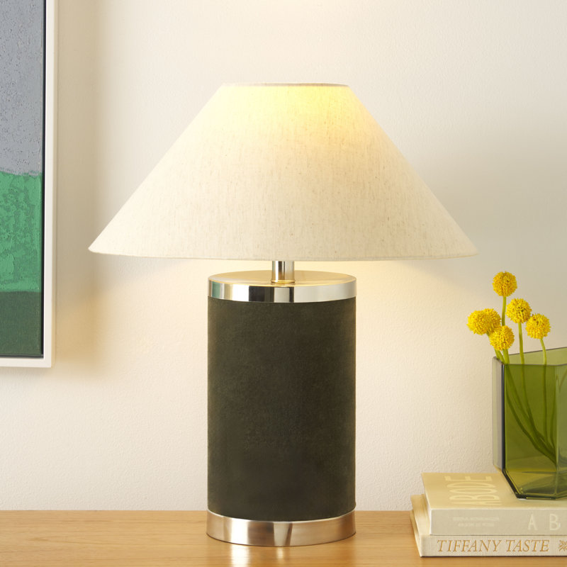 Malley 19.5" Velvet Table Lamp