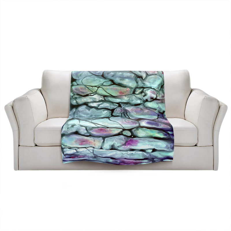 Hand Woven Throw Blanket, 51" x 60"