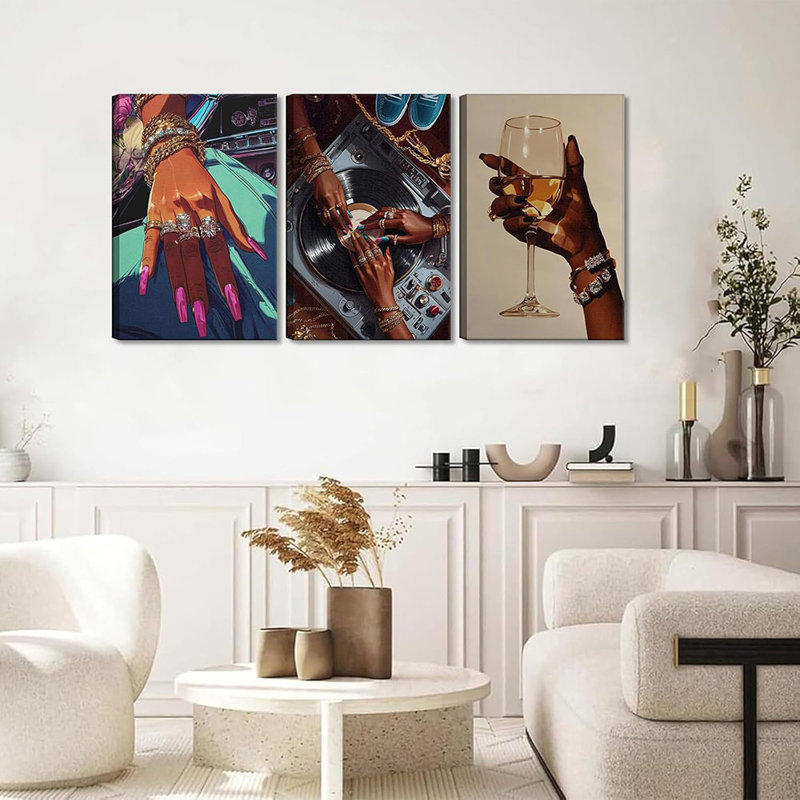 3 Piece Wrapped Canvas Print