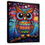 Décoration murale chouette colorée pendant la nuit II - Hibou-136730367-108454654