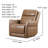Frances Laether Power Swivel Glider-114976725