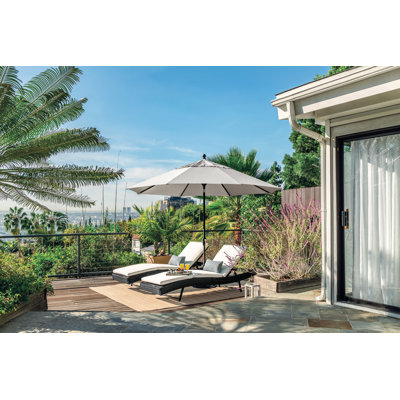 Launceston 11' Octagon Push Button Tilt Umbrella