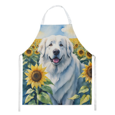 Tablier des Grandes Tournesols en tournesols