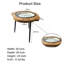 Small Side Table Coffee Table Bedside Table Night Stand For Living Room Bedroom & Balcony