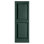 Standard Raised Panel Vinyl Shutters Pair