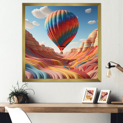 «Abstract Colorful Balloon Soaring I», reproduction sur toile