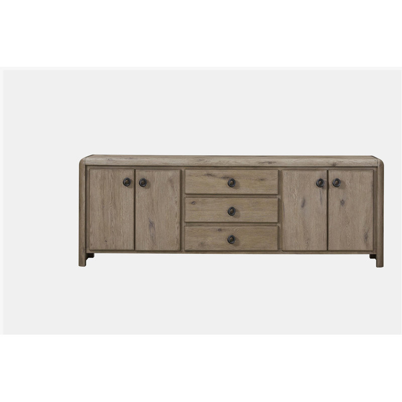 English Knotty Oak 84" Console