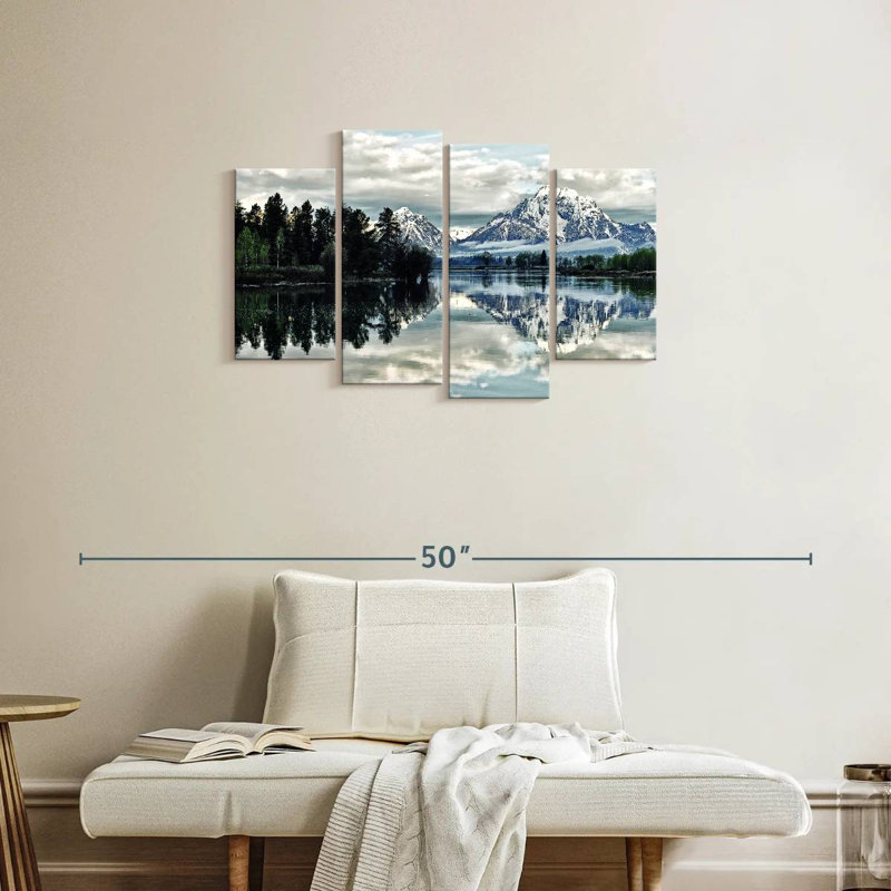 Ensemble 4 pièces Jackson Hole On Canvas, H 22 po x l 36 po x P 1 po