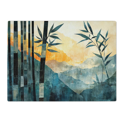 Bamboo Forest Vol.1  Glass Chopping Board