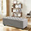 Banc de rangement avec repose-pieds 49 po-194189406