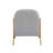Solid Wood Frame Soft Fabric Modern Armchair, Nordic Style Accent Dining Chair Office Chair Comfort Seating for Living Room Bedroom Reading Nook Office-1757666328
