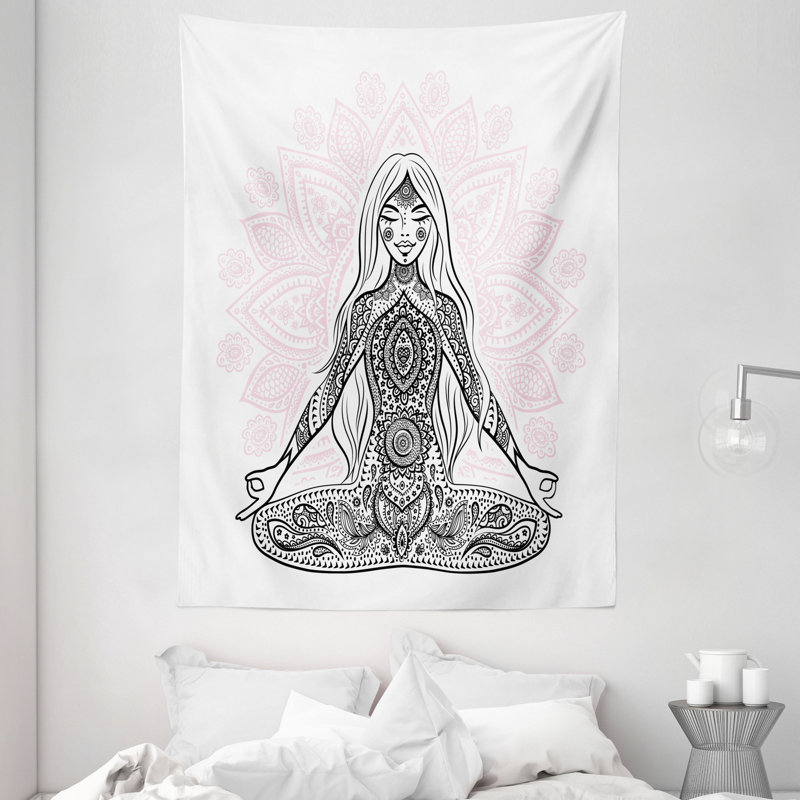 Tapisserie européenne en polyester, H 80 po x l 60 po