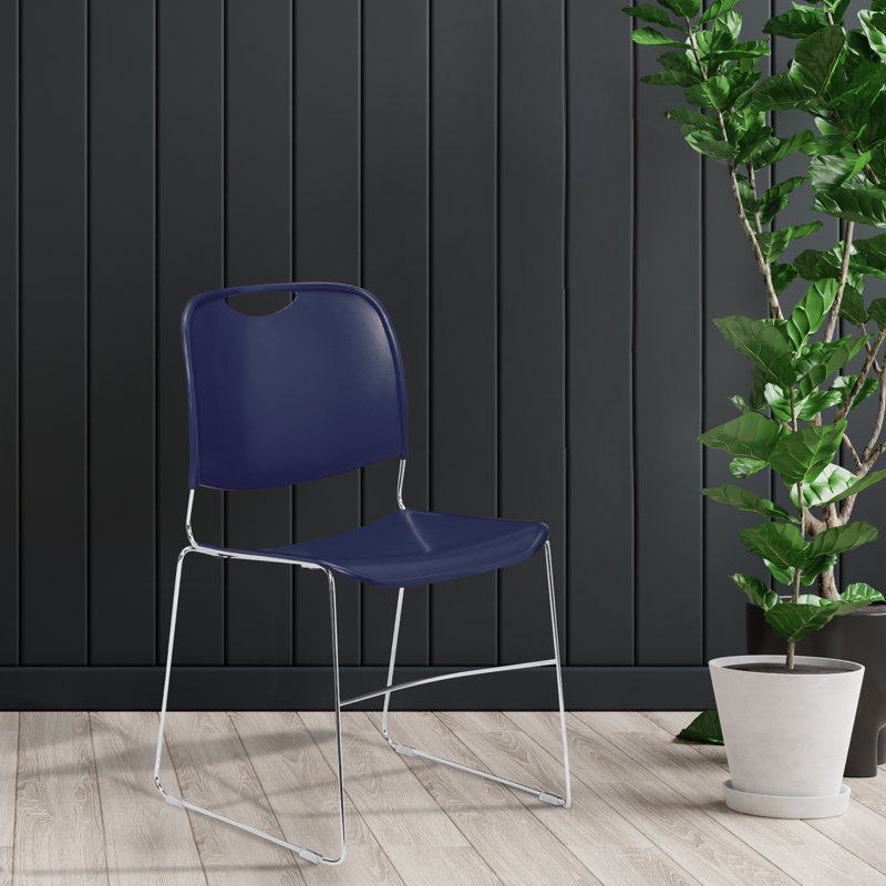 Chaise empilable en plastique NPS 8500 Series, Bleu