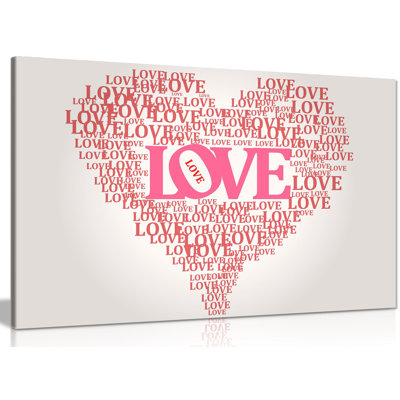 Love Heart - Wrapped Canvas Print