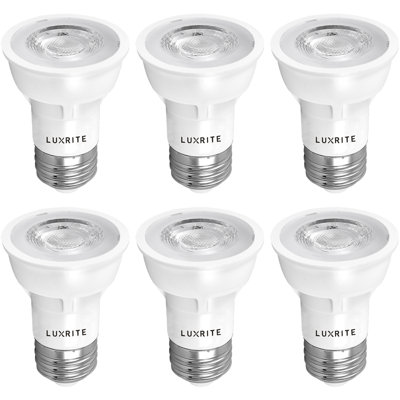 5,5 watts (équivalent de 50 watts), ampoule DEL PAR16, ampoule à intensité variable, culot moyen (standard)