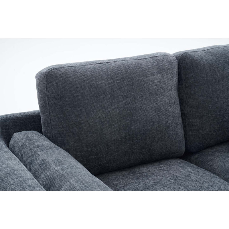 Tasley 2 Seater Chenille Sofa, 2, Breeze Blue