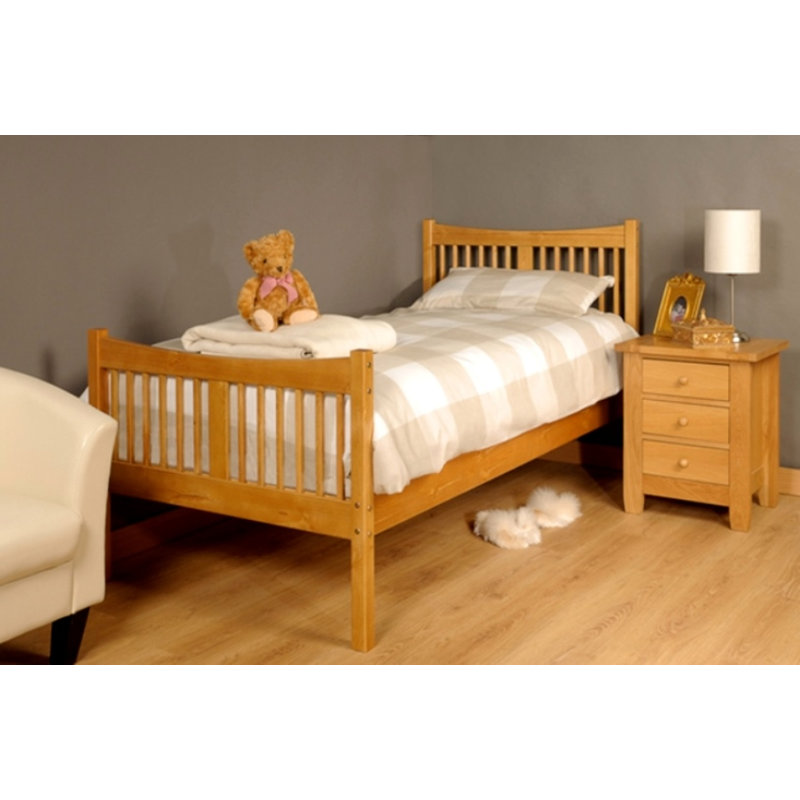 Pilar Bed, Single (3'), Caramel