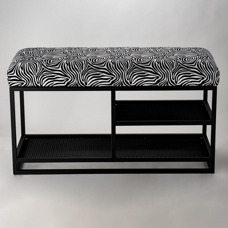 Frohlinger Velvet Upholstered Storage Bench, H40 x W90 x D35cm