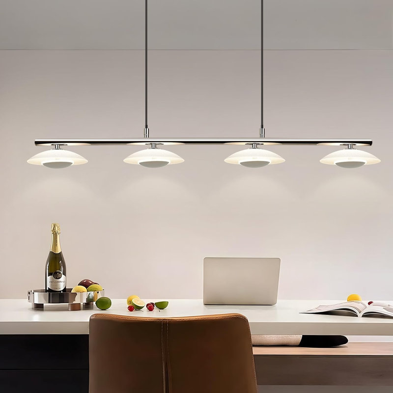 - Light Stainless Steel LED Pendant