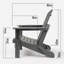 Deerfiled Foldable Outdoor Adirondack Chair-640790780
