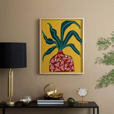 Reproduction encadrée Snappy Botanical III - bois massif