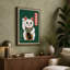 Lucky Cat Japandi - Wrapped Canvas-686619838-686619830