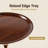 Modern Metal Round Tray Side Table With Pedestal Base-1341089575