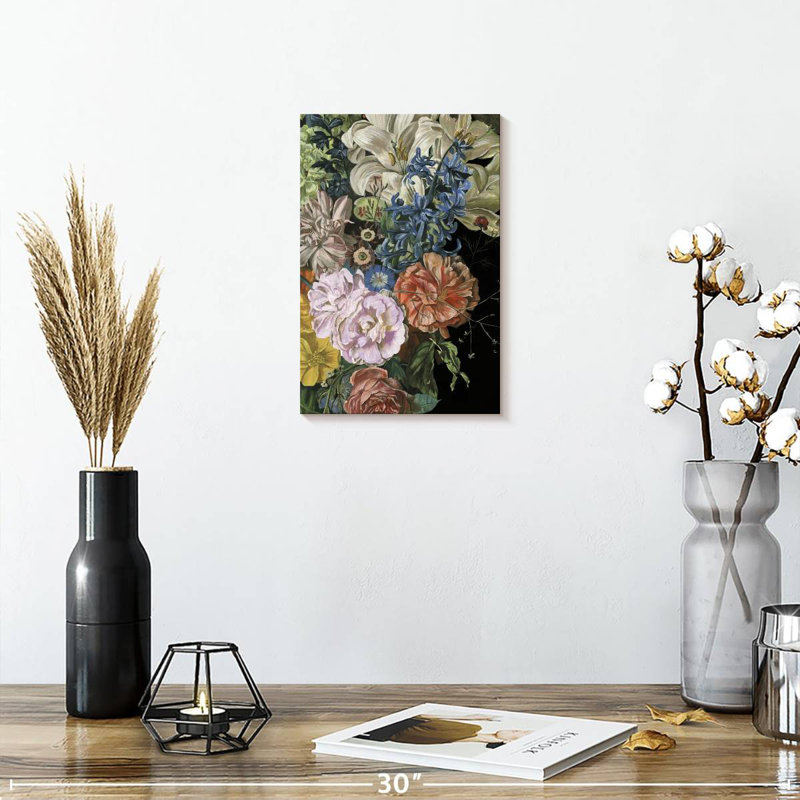 Harnek baroque floral II, H 12 po x l 8 po