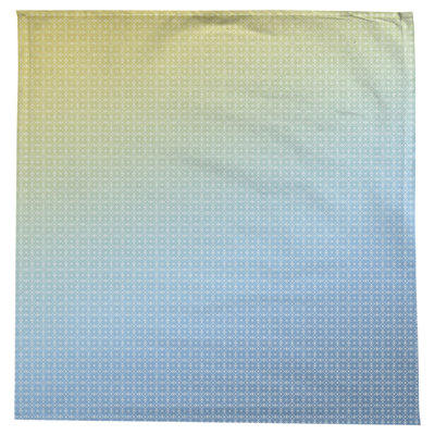 Nappe carrée en coton à motif géométrique 100% avicia