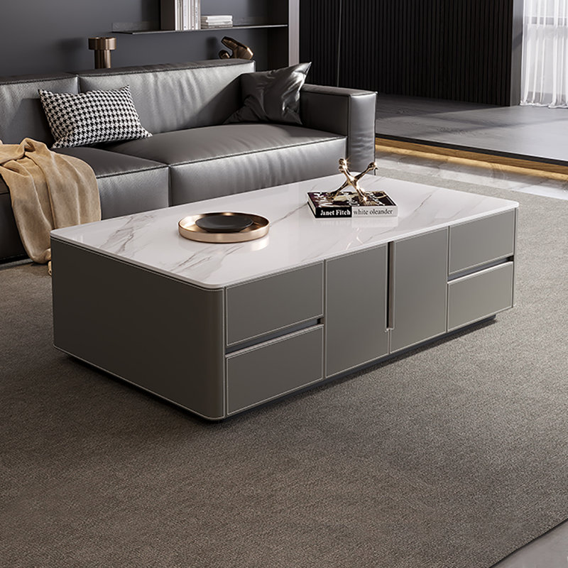 Table basse simple, H 16,5 po x L 47,2 po x l 23,6 po, Noir