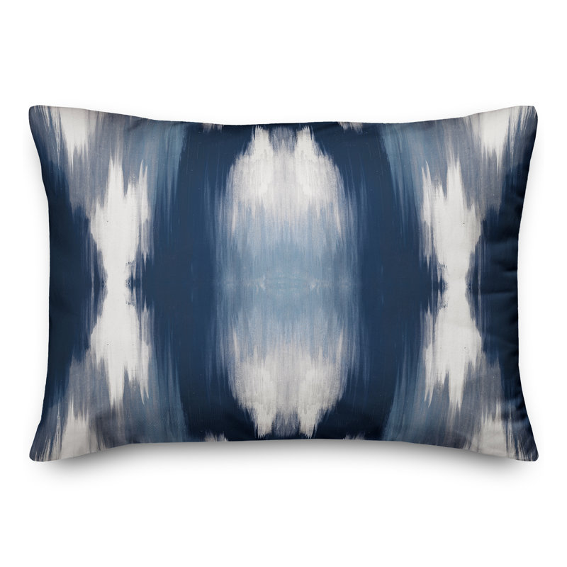 Outdoor Throw Pillow, Blue