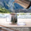 Tasse en acier inoxydable Millwood Pines Misty Tree Line avec couvercle 12 oz.