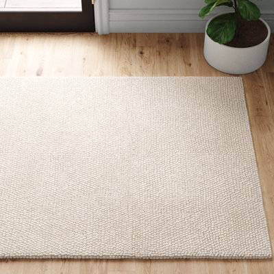 Jossi Solid Colour Hand-Knotted Wool/Nylon Area Rug