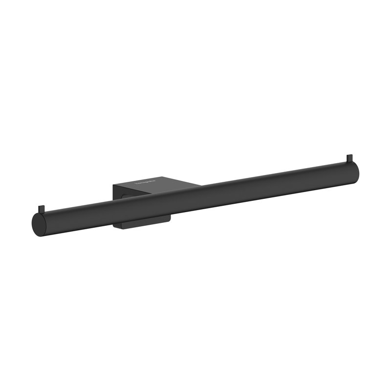 Porte-papier hygiénique double noir mat hansgrohe AddStoris S, Matte Black