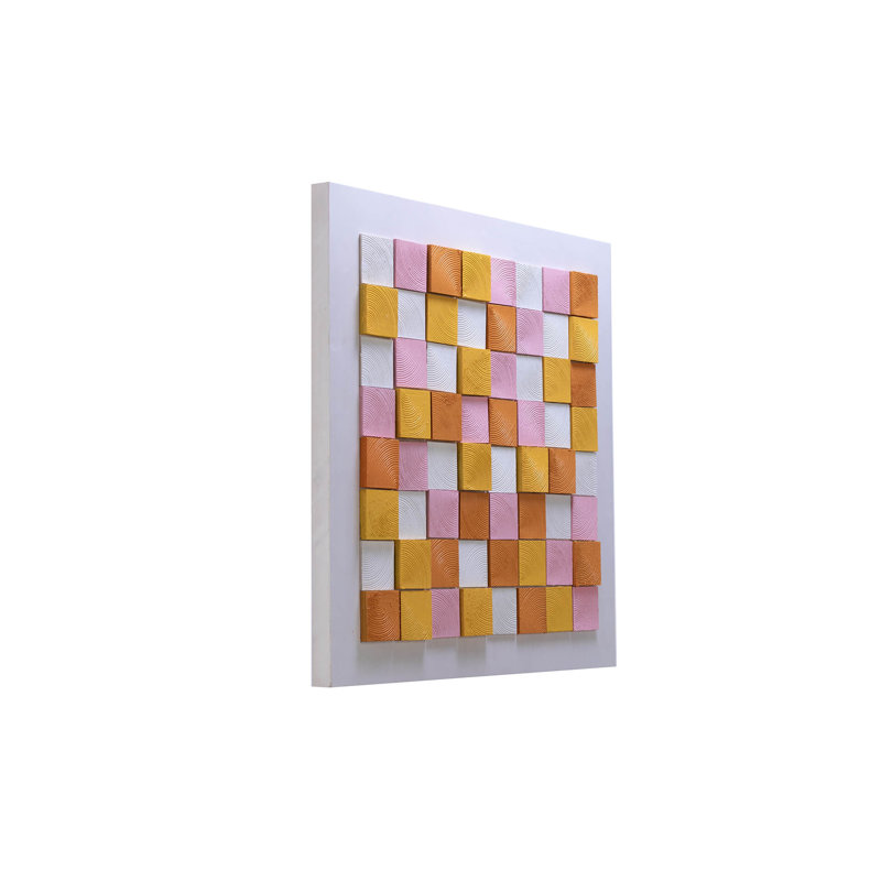 Cube Constellation Print on Wood