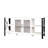 Ruvi Industrial Farmhouse TV Stand, Wood & Metal, Open Shelf, Living Room/Bedroom-1968393998