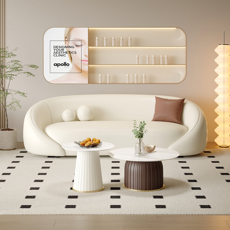 Modern Simple Cream-style Off-white Sofa