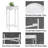 Cueto Tray Top End Table for Plants and Decor-1314998024