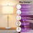 22" Fruma Modern Table Lamp Set, Luxury Gold, Adjustable height, Three-Level Dimming, Fabric Lampshade, Suitable for Living Room and Bedroom (Set of 2)-640880376-640880377