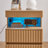 Modern Bedside Table with Gun Drawer