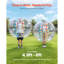 Ensemble de jeu de balles gonflables en PVC 5 pi / 1,5 m Sumo Zorb