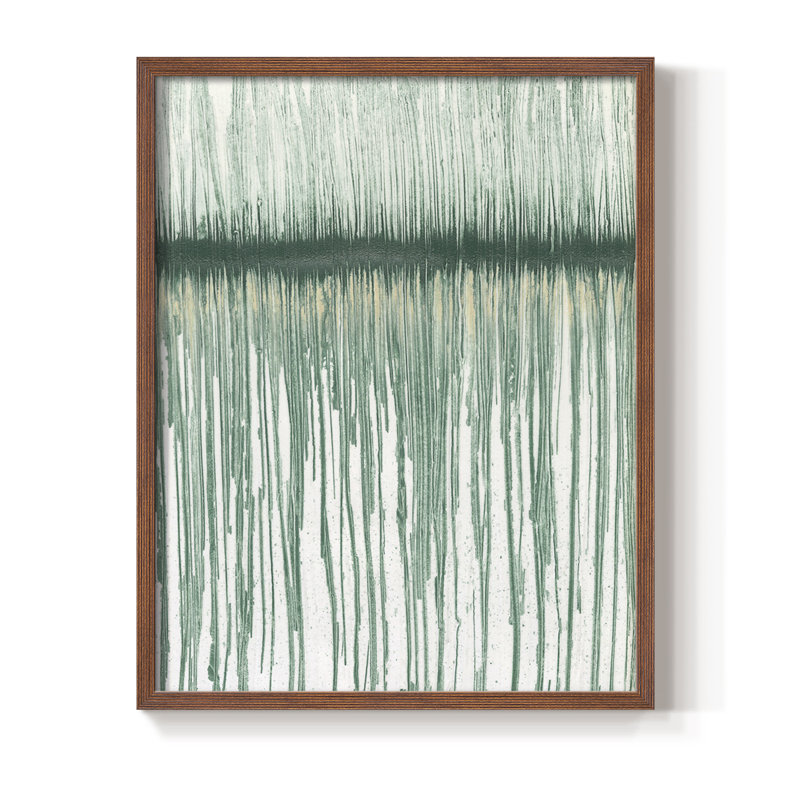 Embellished Canopy II Framed Print - Solid Wood, 14" H x 11" W, Brown