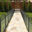 Bredevoort 110cm H x 60cm W Black Metal Fence Panel with 5 Panels
