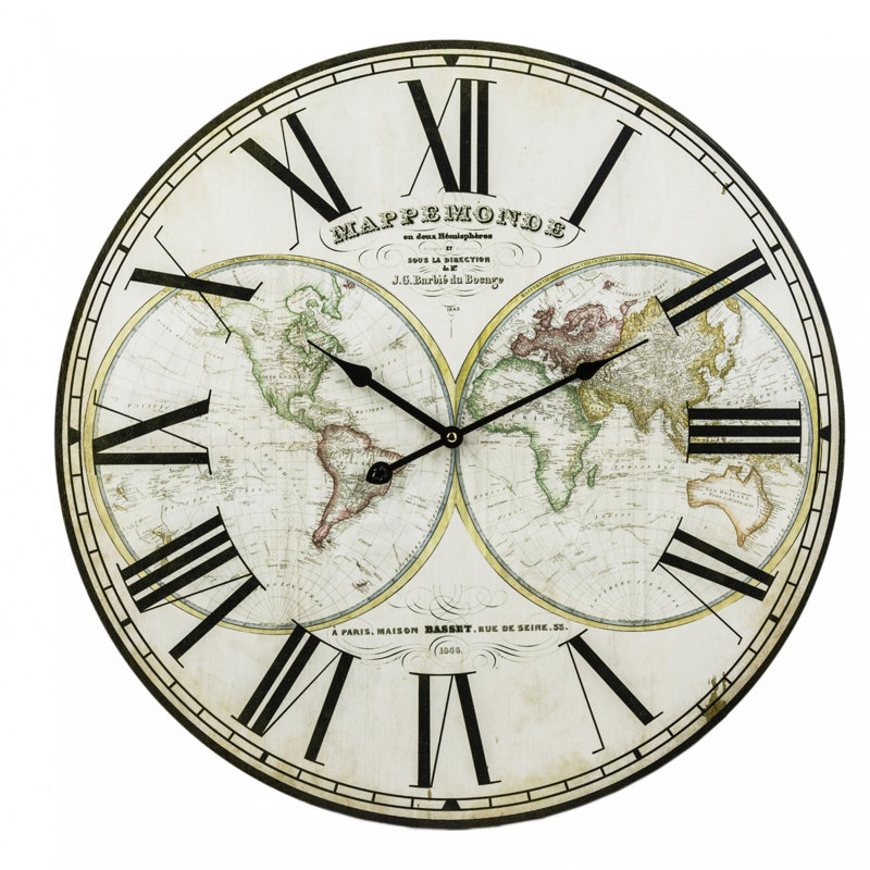 Sanford Wood Wall Clock