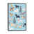 Toile avec cadre argent