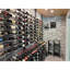 Support à vin industriel en chrome et noir mat Abbie-Marie pour 135 bouteilles - H 75 po x l 41 po-1974178268-1974028073