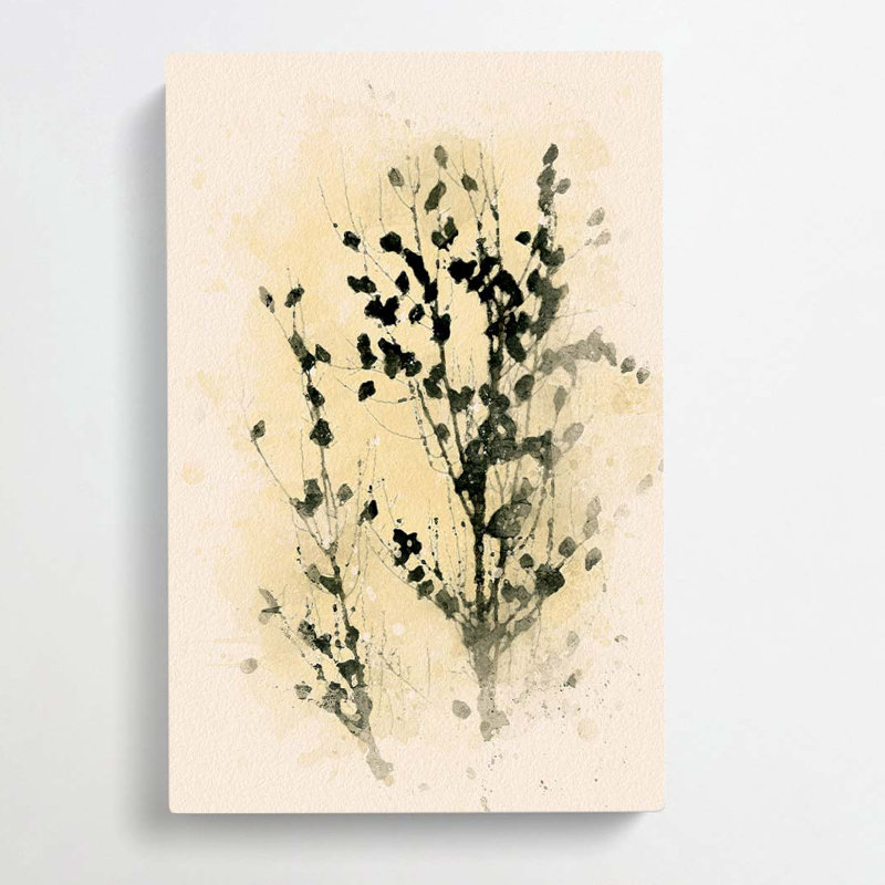 Birds in the Tree in Abstract - Wrapped Canvas, 76cm H x 50cm W x 3cm D